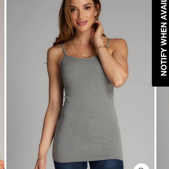 2/$20 - C'EST MOI BAMBOO CAMI LONG. NWT - Picture 2 of 7